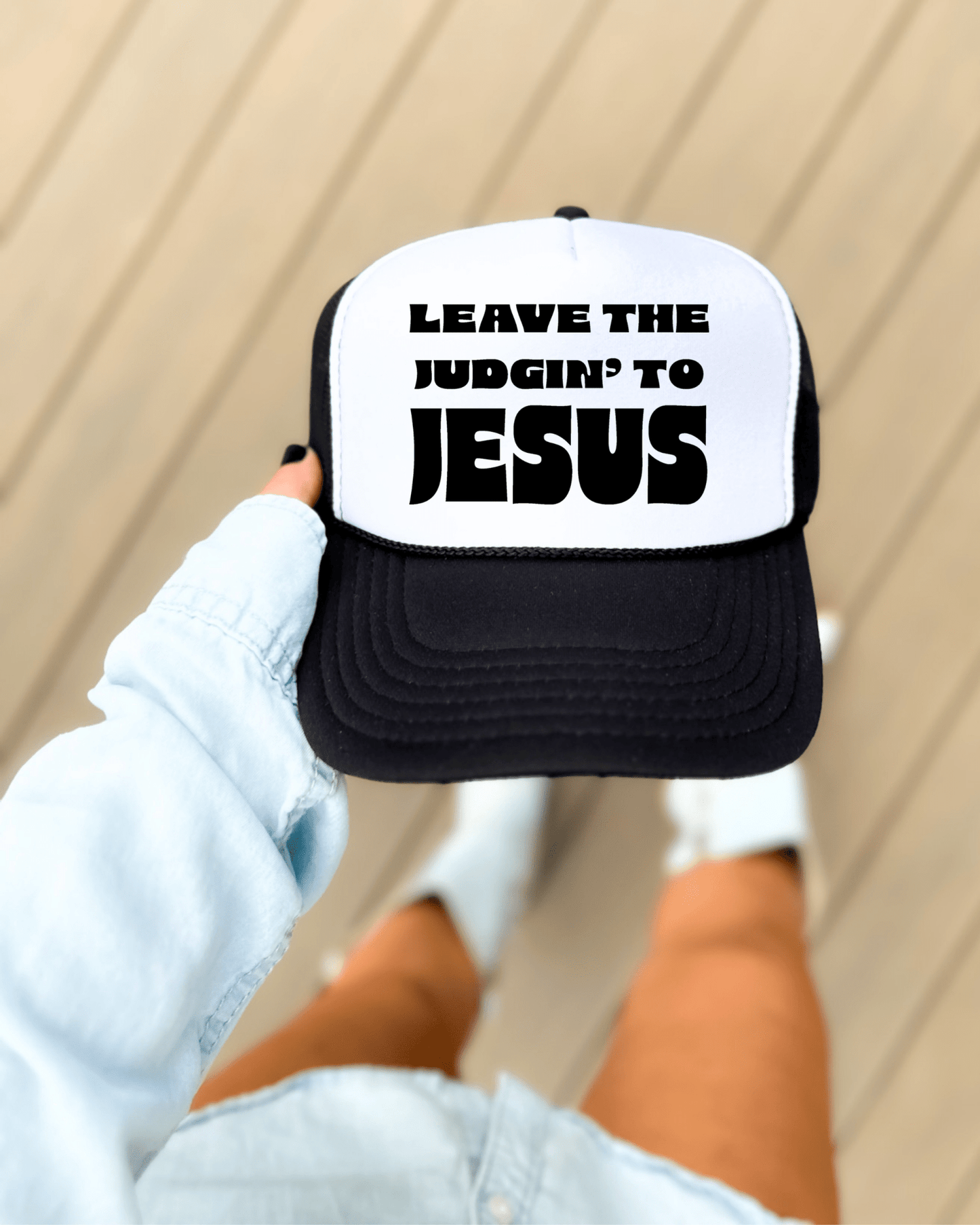 Leave The Judgin To Jesus Hat - Seed to Sewn