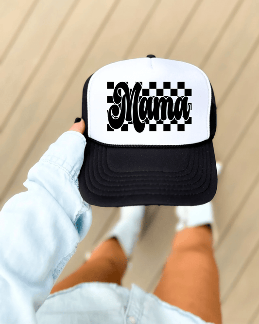 Checkered Mama Hat - Seed to Sewn