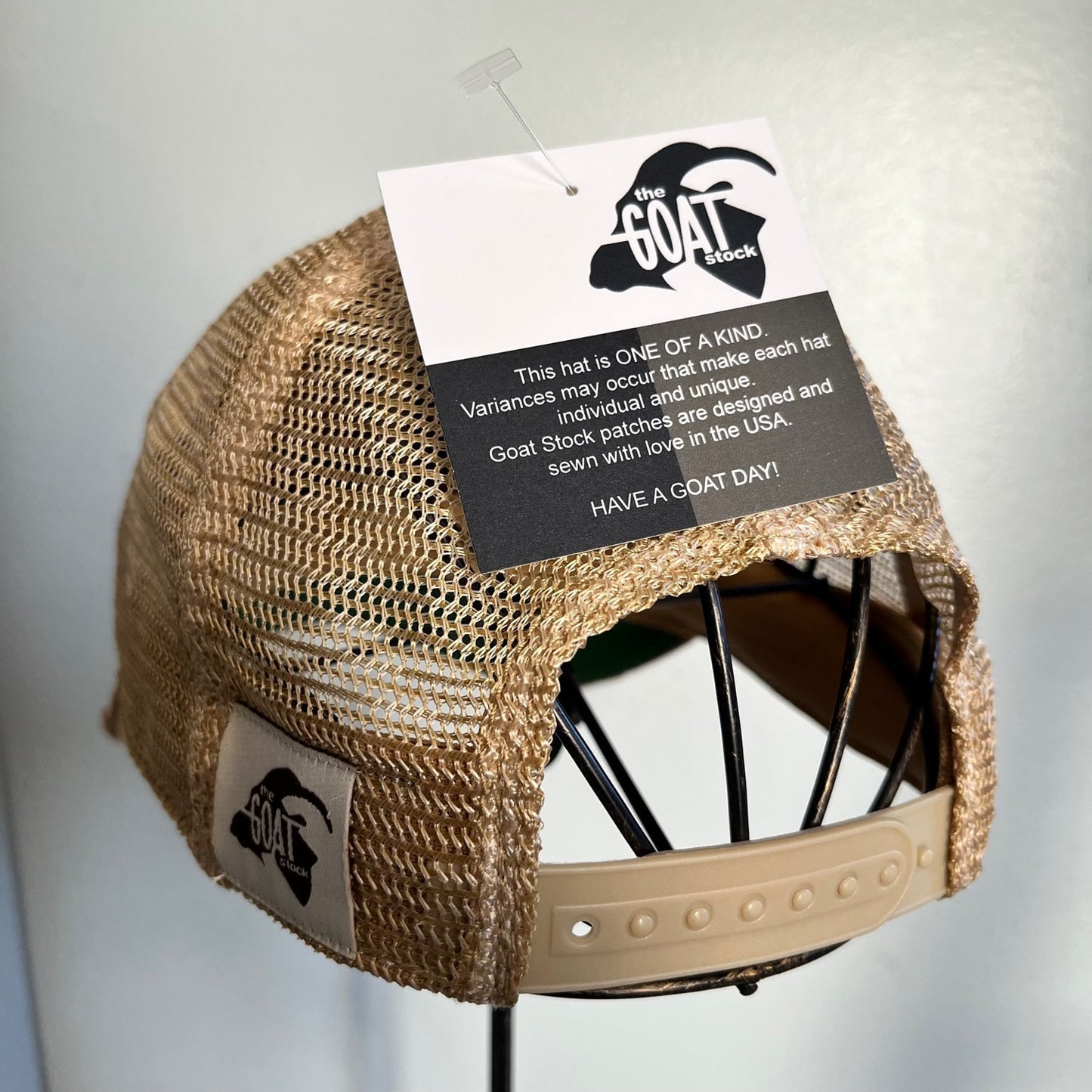 I Love You Sign distressed snapback mesh hat - Seed to Sewn