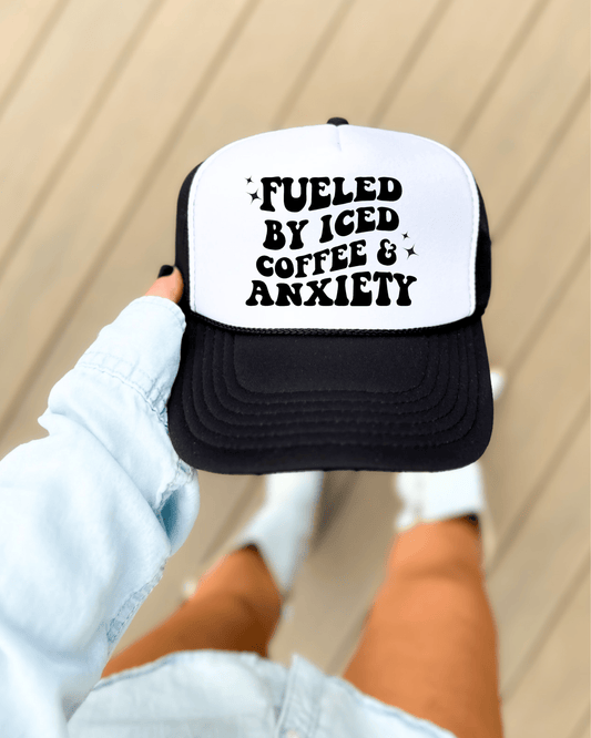 Fueled By Iced Coffee & Anxiety Hat - Seed to Sewn